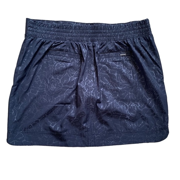 Orvis Athleisure Activewear Black Print Skort With 4 Pockets Excellent Condition - Picture 13 of 15